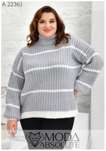 Жіночий в'язаний светр Oversize А 22361